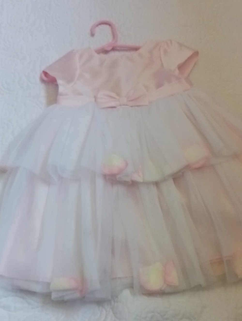 Special Occasions by Saugus Shoe Light Pink Layered Tulle Dress for Girls